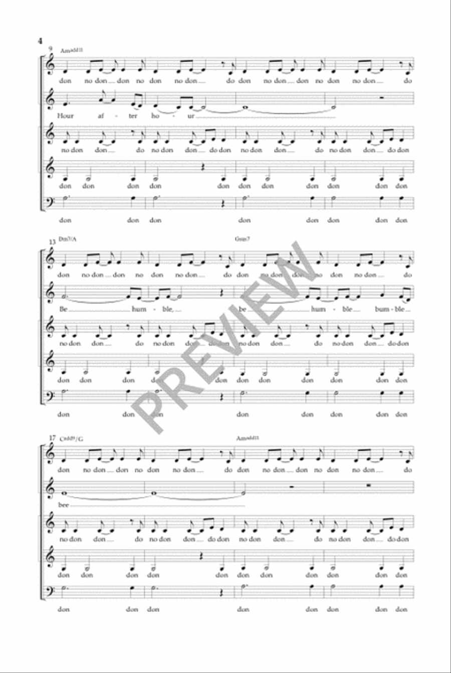 Bumble Bee - SSAATB (Vocal Score) image number null