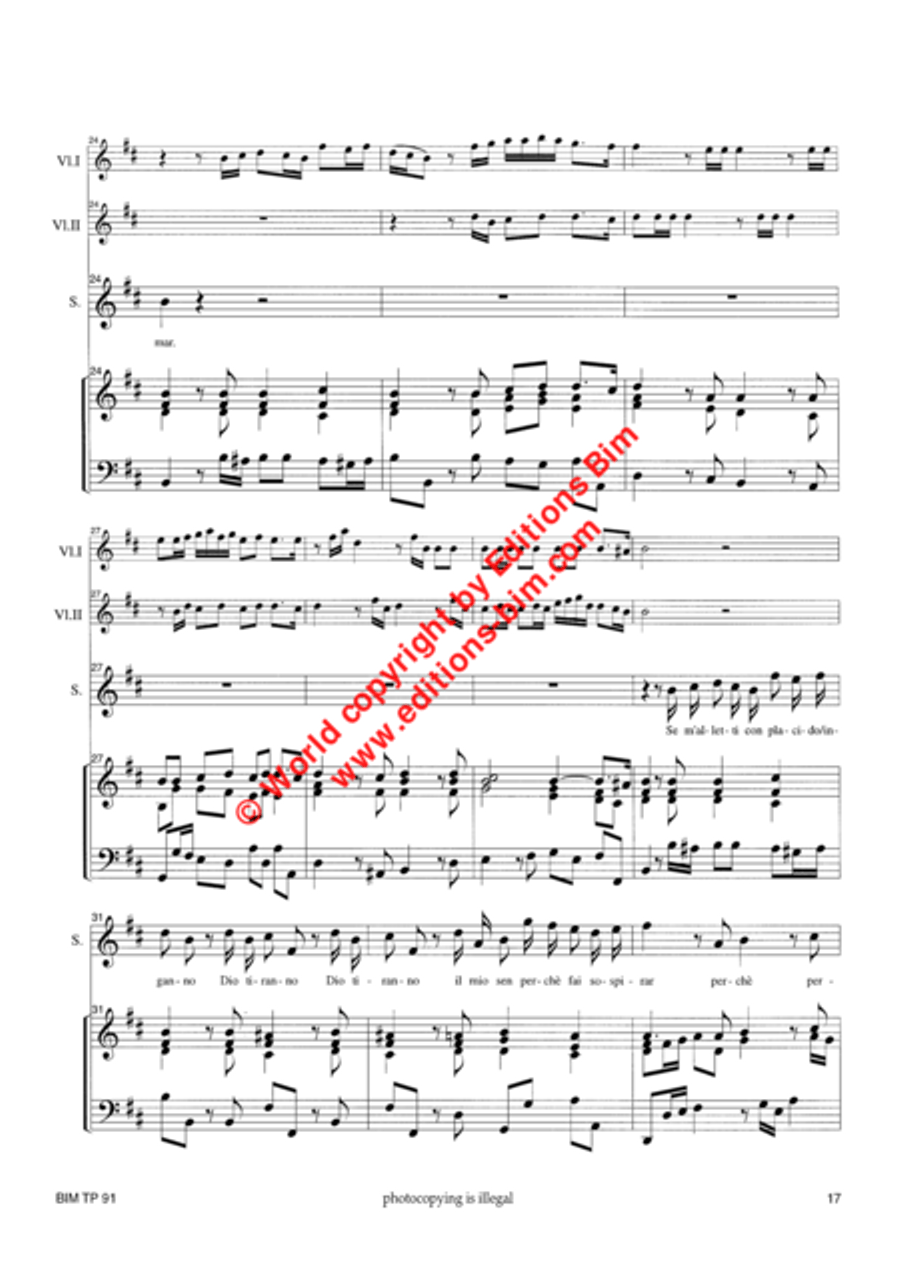 Qual mormorio giocondo Qual mormorio giocondo Soprano Voice scores gallery preview page 13