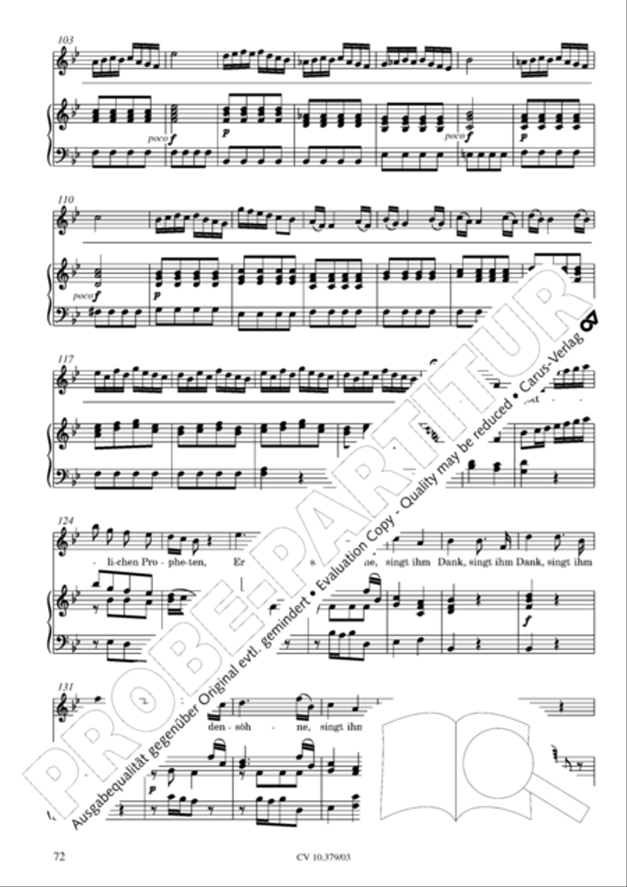 Der Tod Jesu 4-Part scores gallery preview page 73
