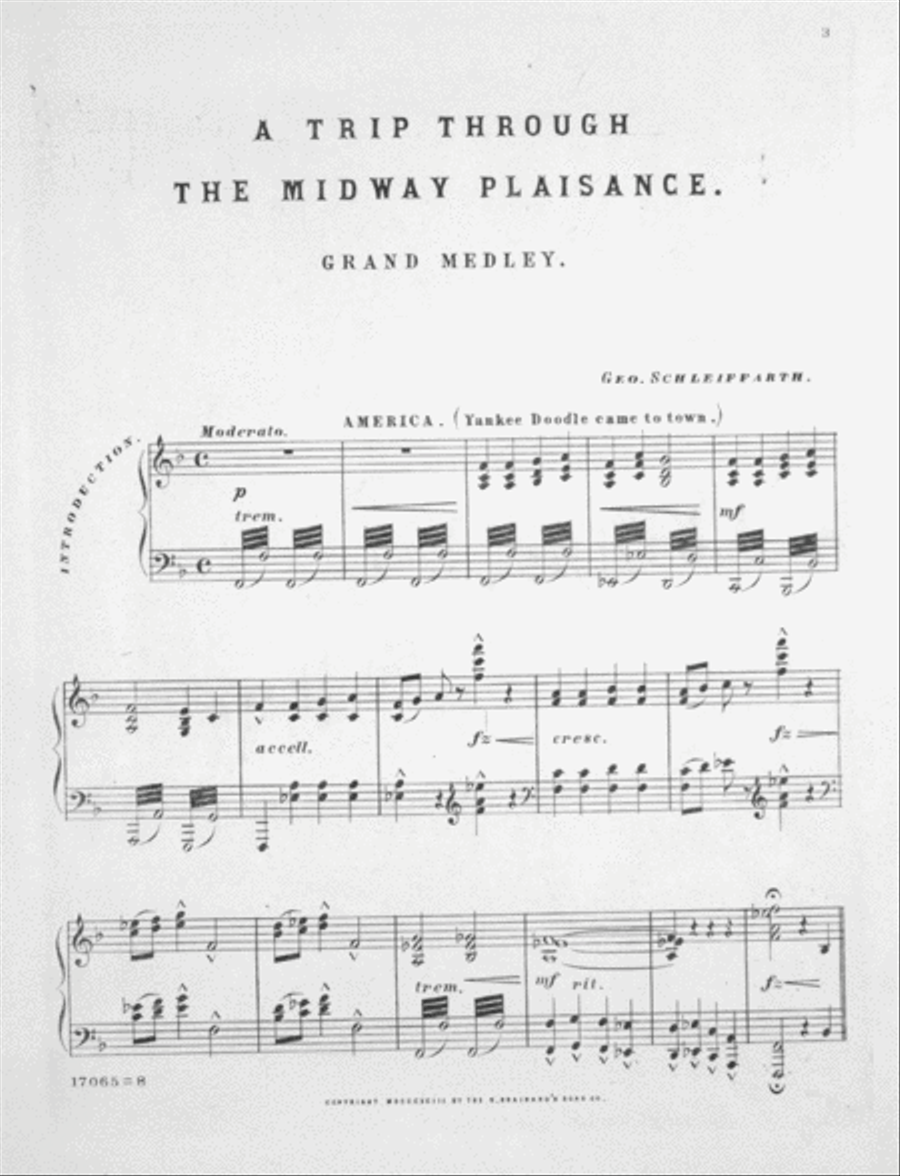 A Trip Through the Midway Plaisance. Grand Medley Piano Solo scores gallery preview page 2