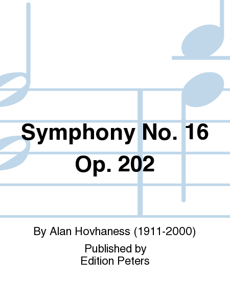 Symphony No. 16 Op. 202