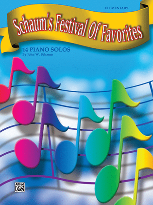 Book cover for Schaum's Festival of Favorites