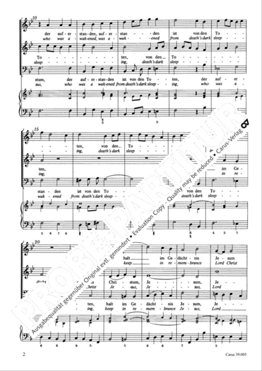 Keep in remembrance Lord Christ Jesus SA scores gallery preview page 3