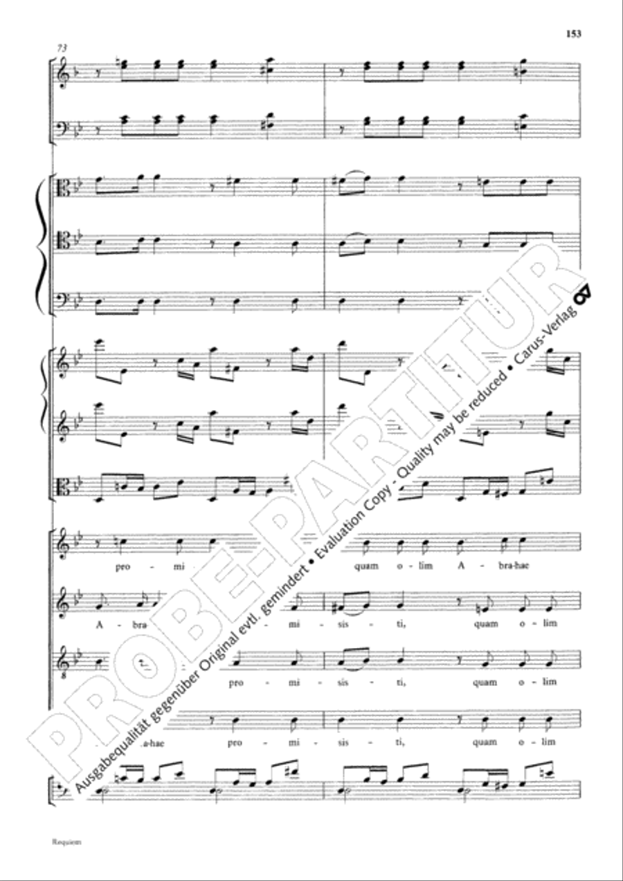 Requiem Requiem 4-Part scores gallery preview page 160