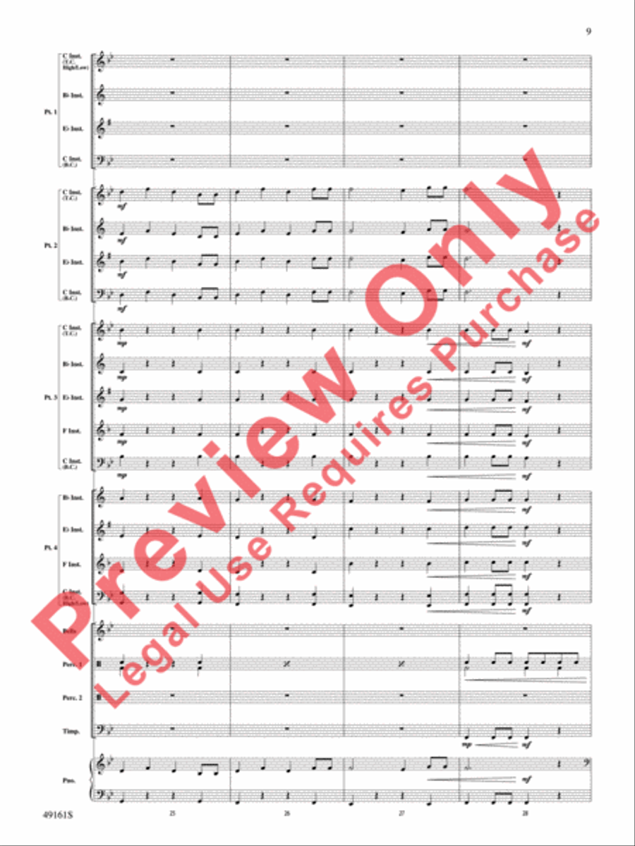 Great Beginnings Great Beginnings Concert Band scores gallery preview page 10