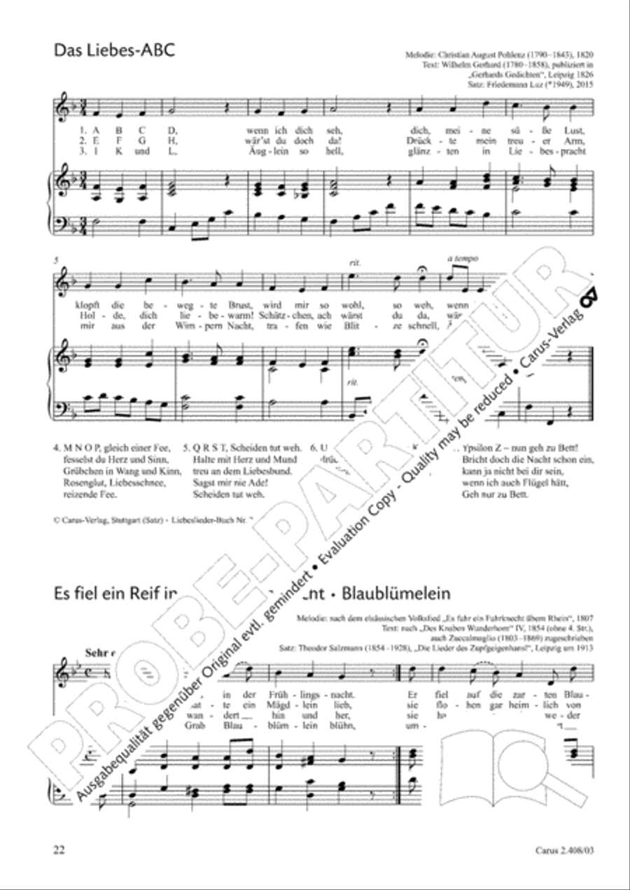 Love songs. Collection for voice & piano. 80 arrangements for weddings and celebrations Voice scores gallery preview page 16