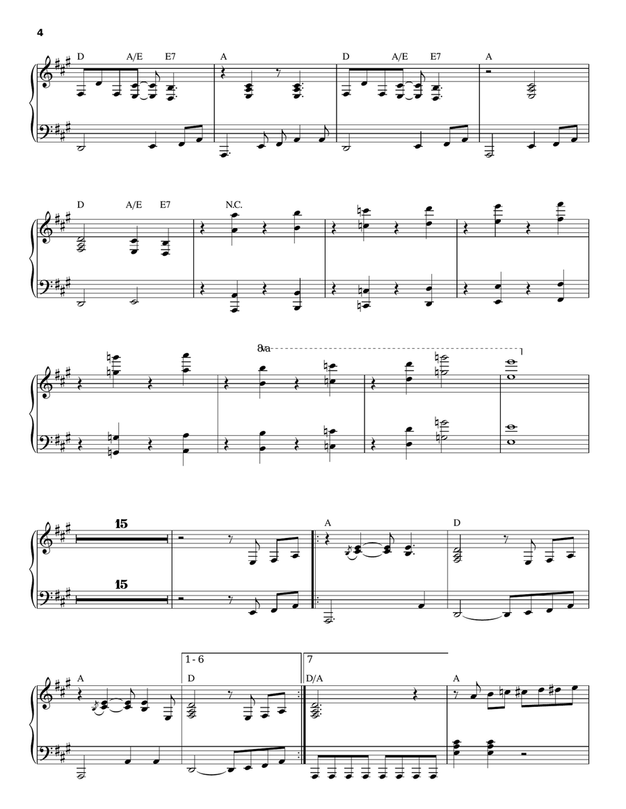 Jessica Piano, Vocal scores gallery preview page 4