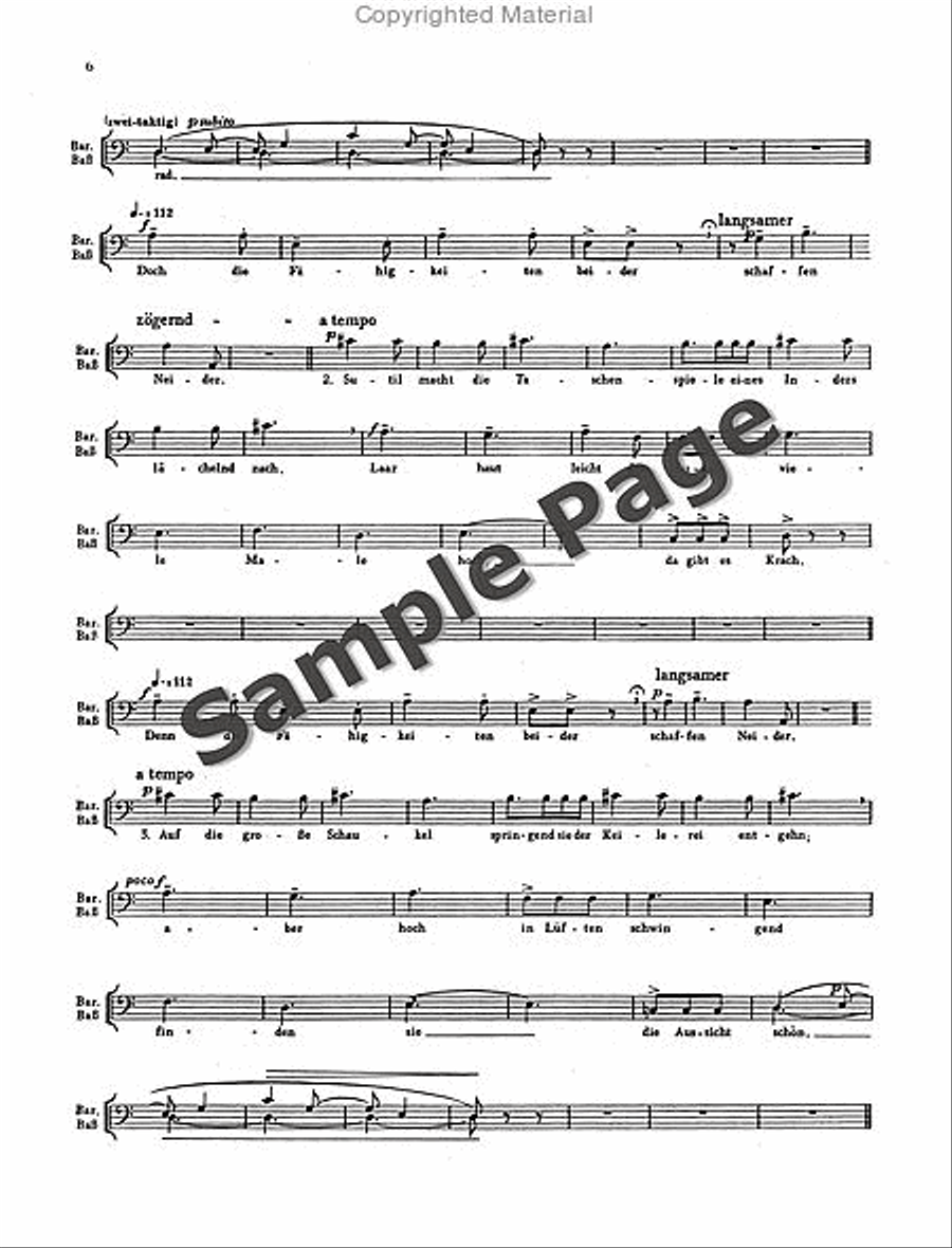 Wyttenbach J Sutil+laar Scherzlieder Mixed Choir scores gallery preview page 7
