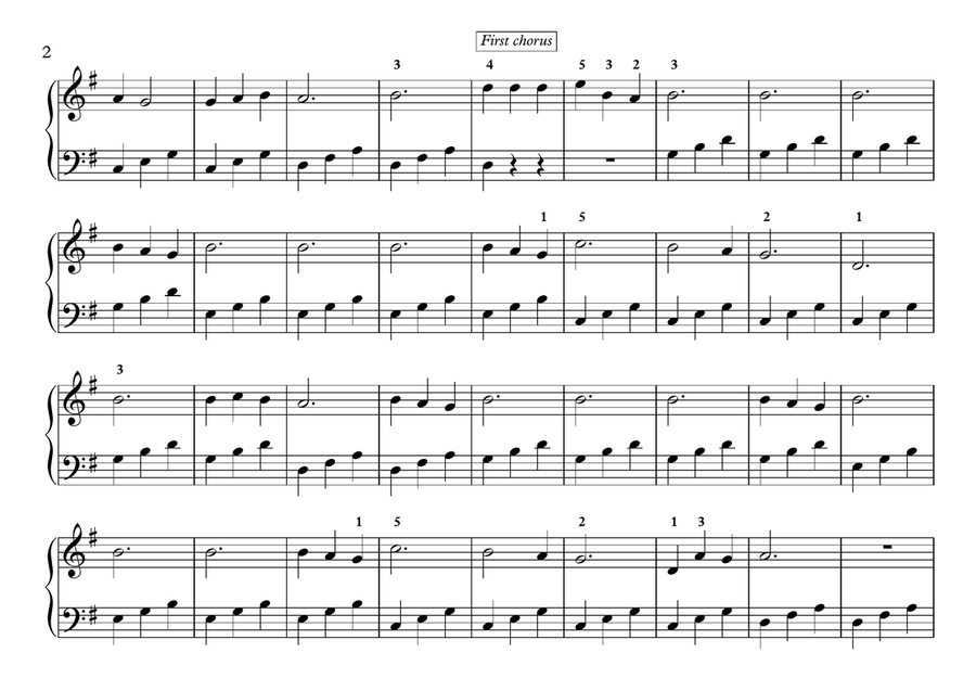 Perfect Piano, Vocal scores gallery preview page 2