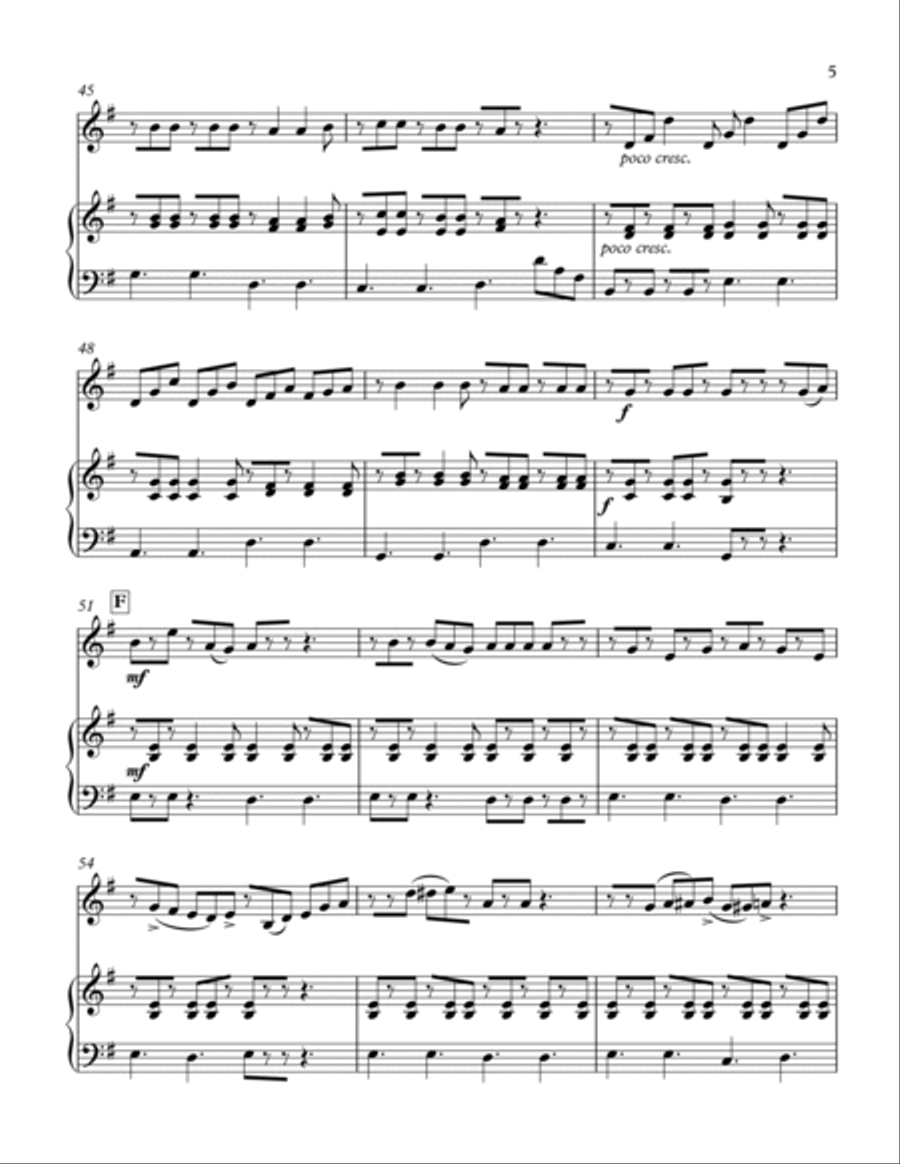 Feast for Clarinet and Bass Marimba Feast for Clarinet and Bass Marimba Clarinet scores gallery preview page 5