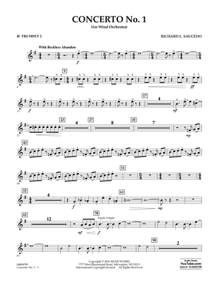 Concerto No. 1 (for Wind Orchestra) - Bb Trumpet 2
