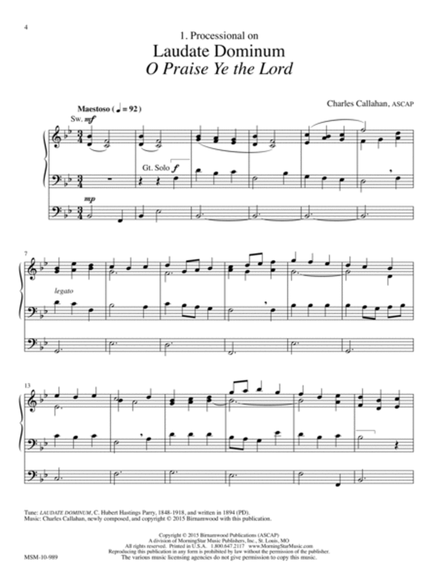 English Hymn Tune Suite image number null