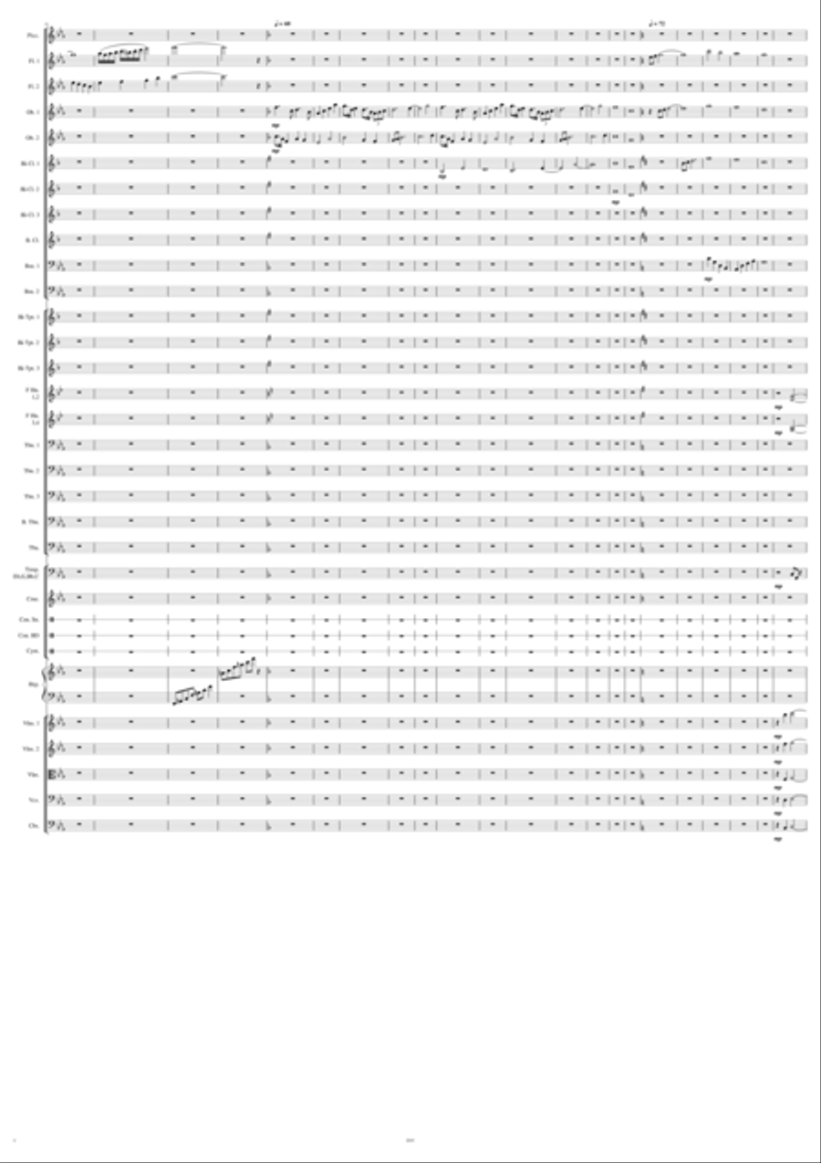 A Beautiful World Full Orchestra scores gallery preview page 4