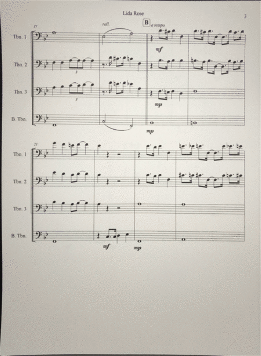 Lida Rose Brass Ensemble scores gallery preview page 4