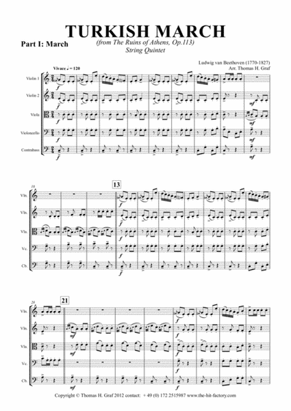 Turkish March & Laendler - Beethoven - String Quintet image number null