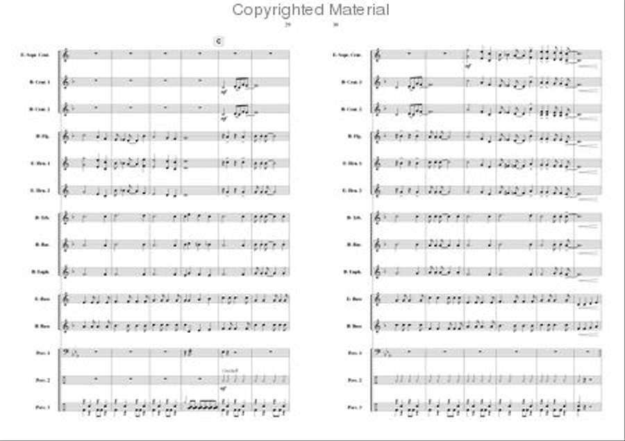 Let's Celebrate Let's Celebrate Brass Band scores gallery preview page 15
