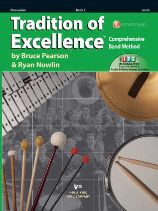 Book cover for Tradition of Excellence Book 3 - Percussion
