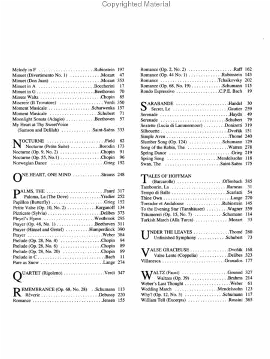 Masterpieces of Piano Music Piano Solo scores gallery preview page 5