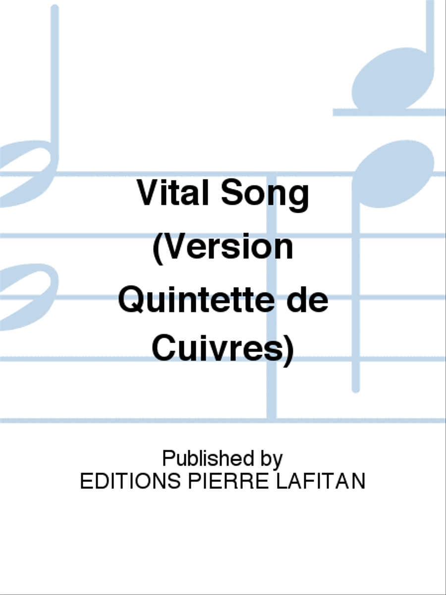Vital Song (Version Quintette de Cuivres) Horn scores gallery preview page 1
