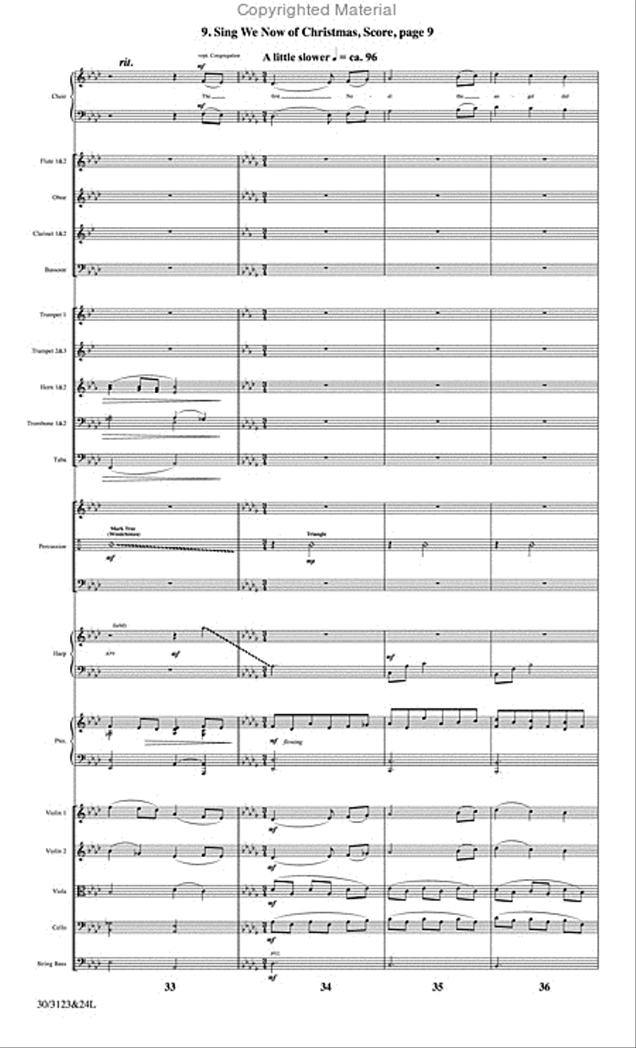 The Christmas Story - Set of Parts Choir scores gallery preview page 88
