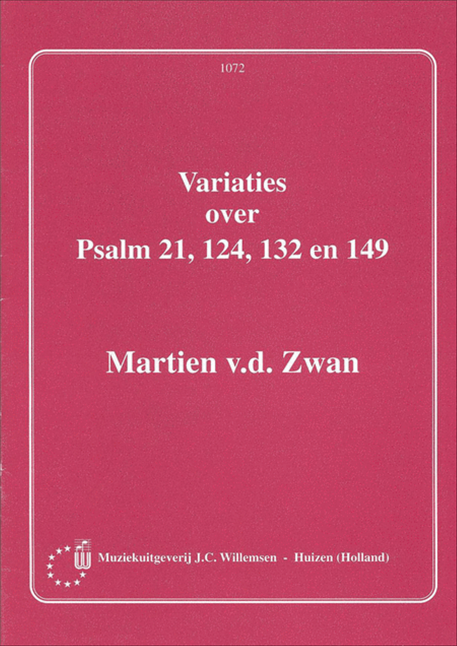 Variaties over Psalm 21, 124, 132 en 149 Organ scores gallery preview page 1