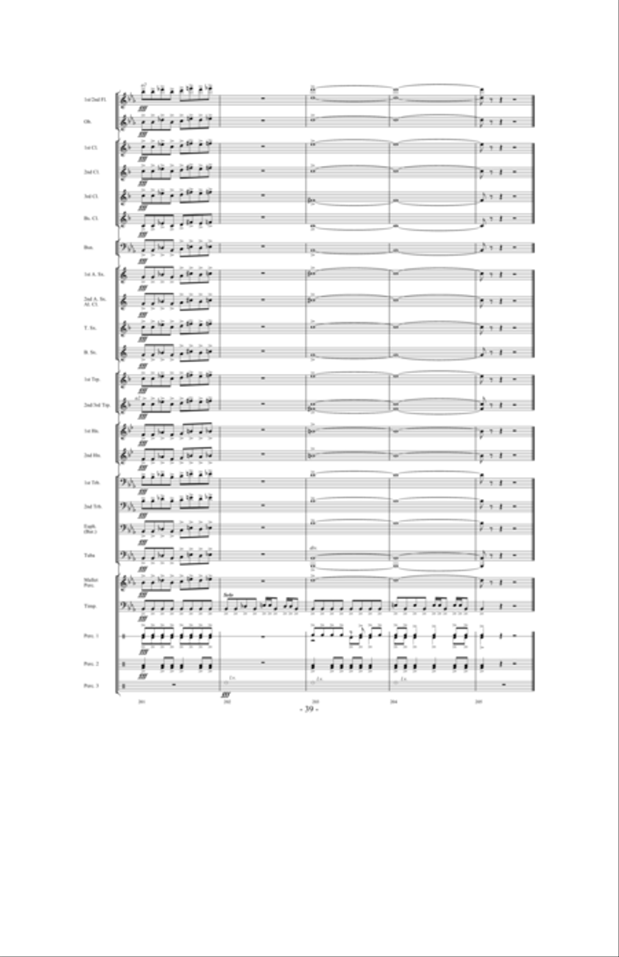 Valley of the Kings Concert Band scores gallery preview page 38