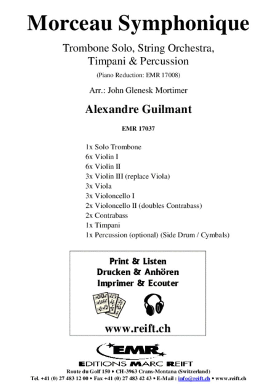 Morceau Symphonique Morceau Symphonique String Orchestra scores gallery preview page 2