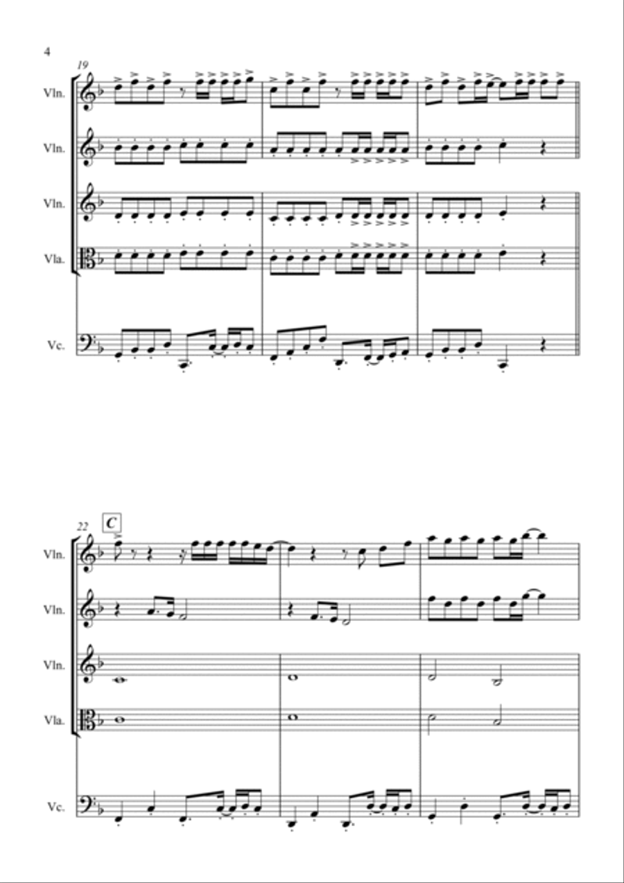 Title String Quartet scores gallery preview page 4