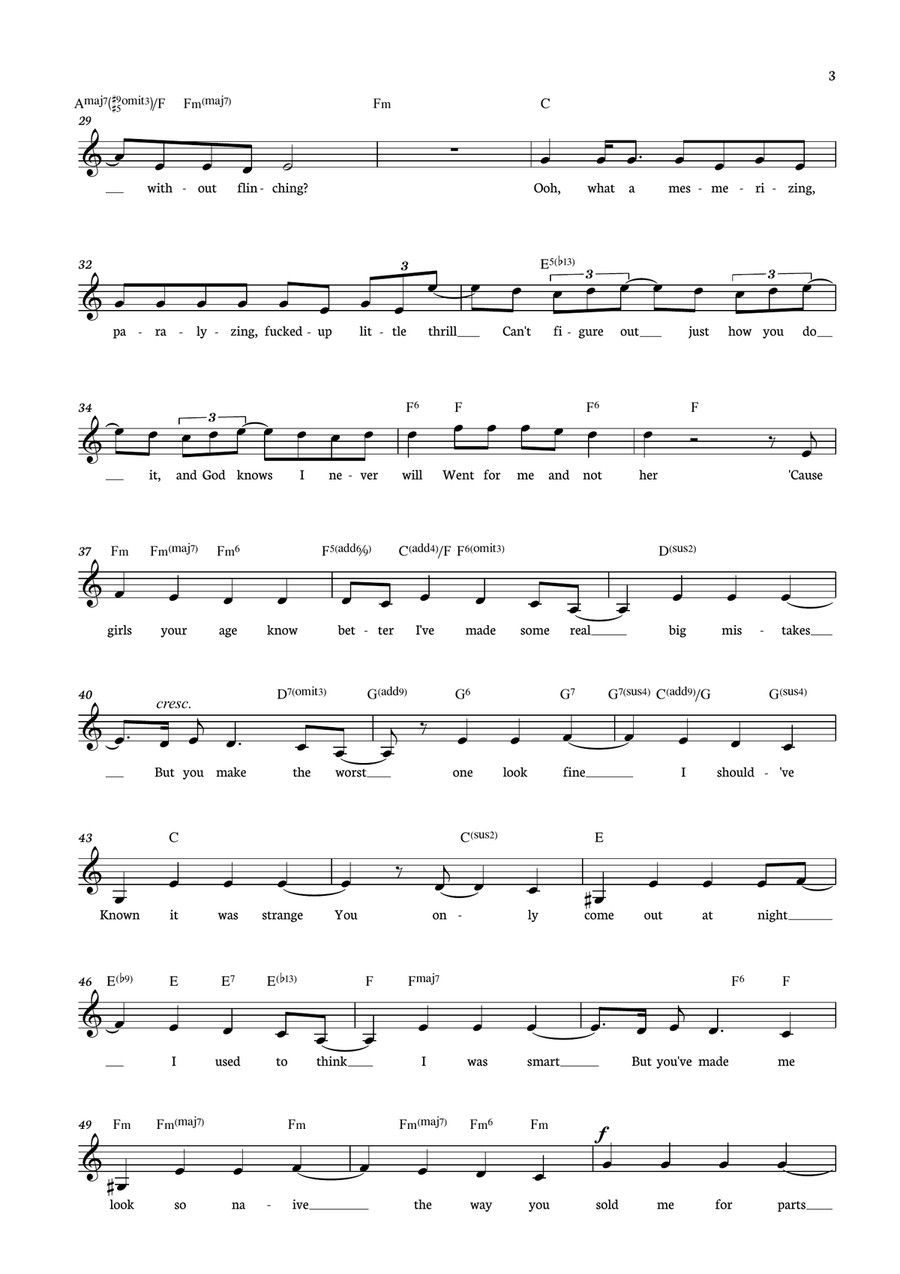 Vampire Vampire Acoustic Guitar scores gallery preview page 3