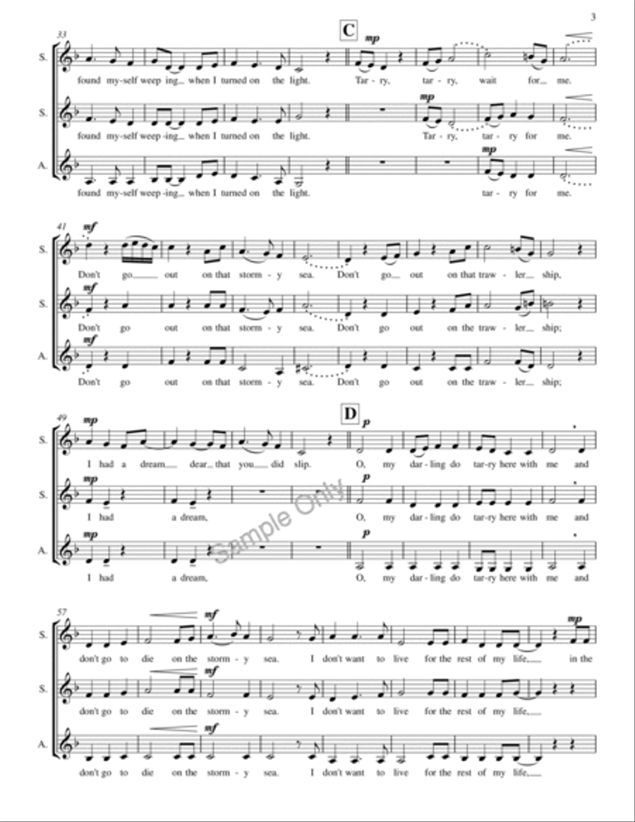 Tarry Tarry SSA scores gallery preview page 3