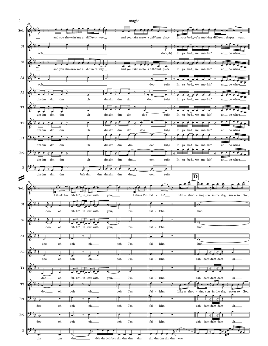 Magic Divisi scores gallery preview page 6