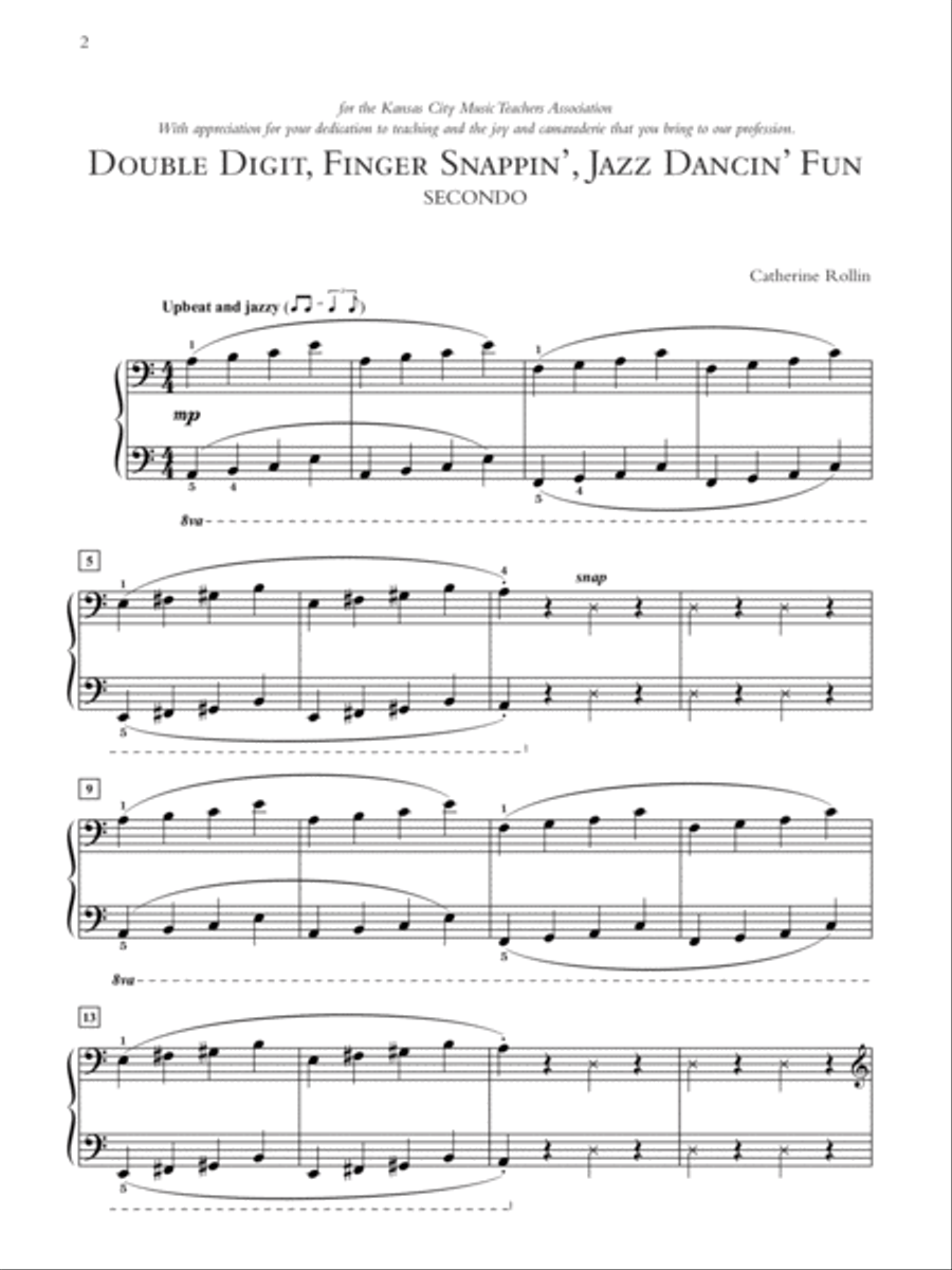Dances for Two, Book 3 Small Ensemble scores gallery preview page 3