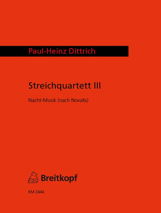 Book cover for String Quartet III