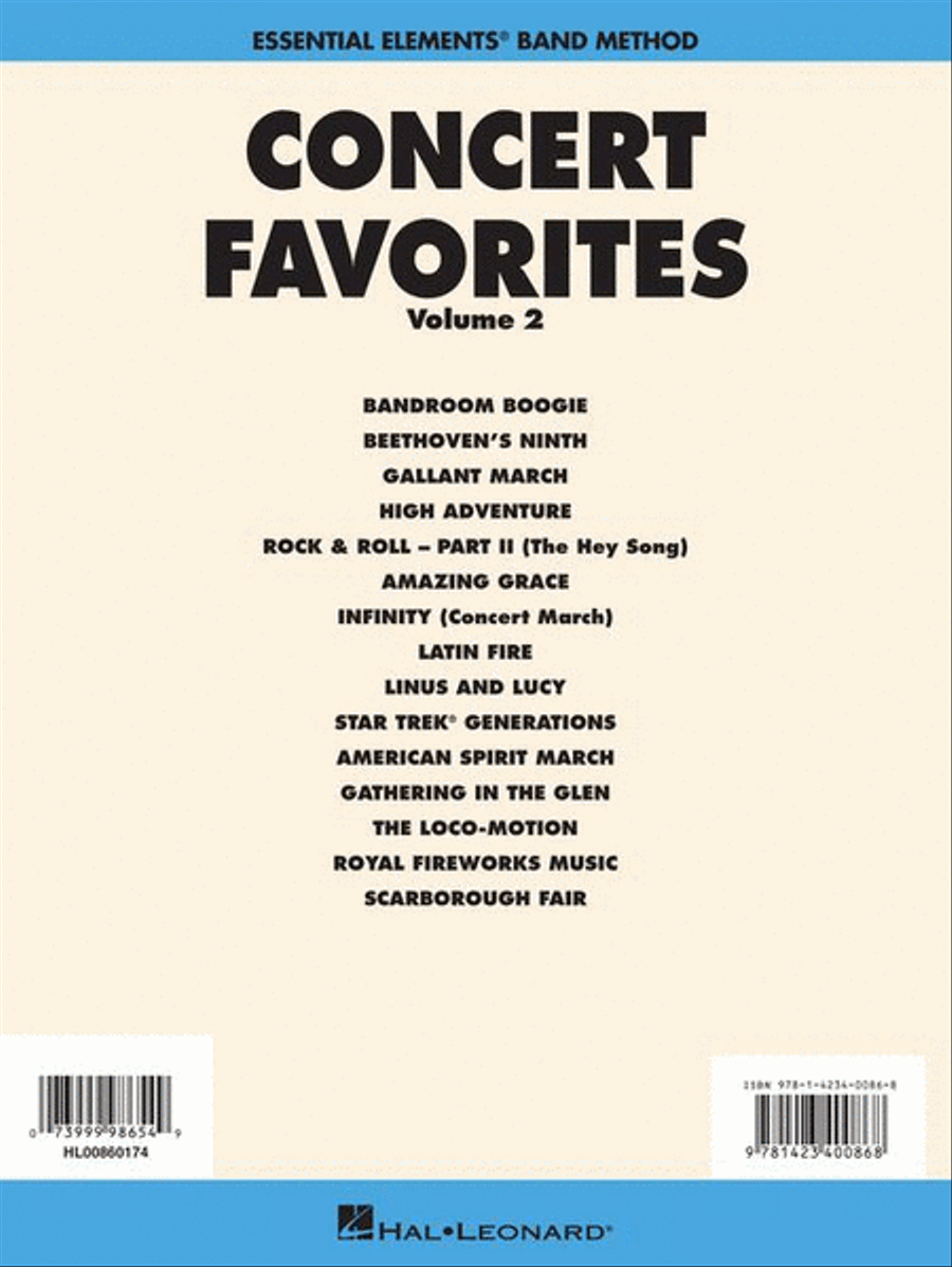 Concert Favorites Vol. 2 – Baritone T.C. Concert Band Methods scores gallery preview page 6