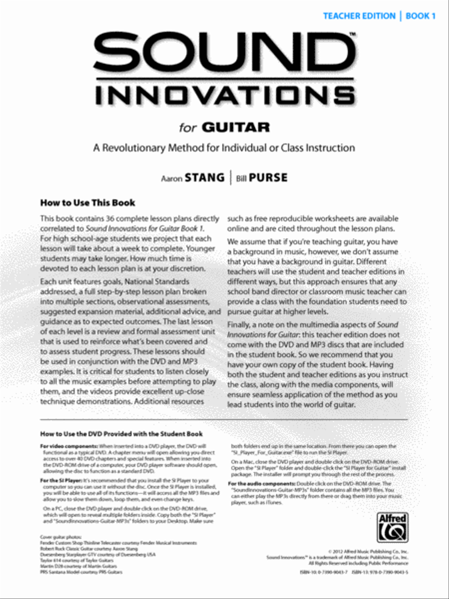Sound Innovations for Guitar, Book 1 Guitar scores gallery preview page 7