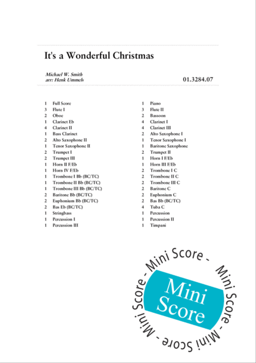 It's a Wonderful Christmas Concert Band scores gallery preview page 5