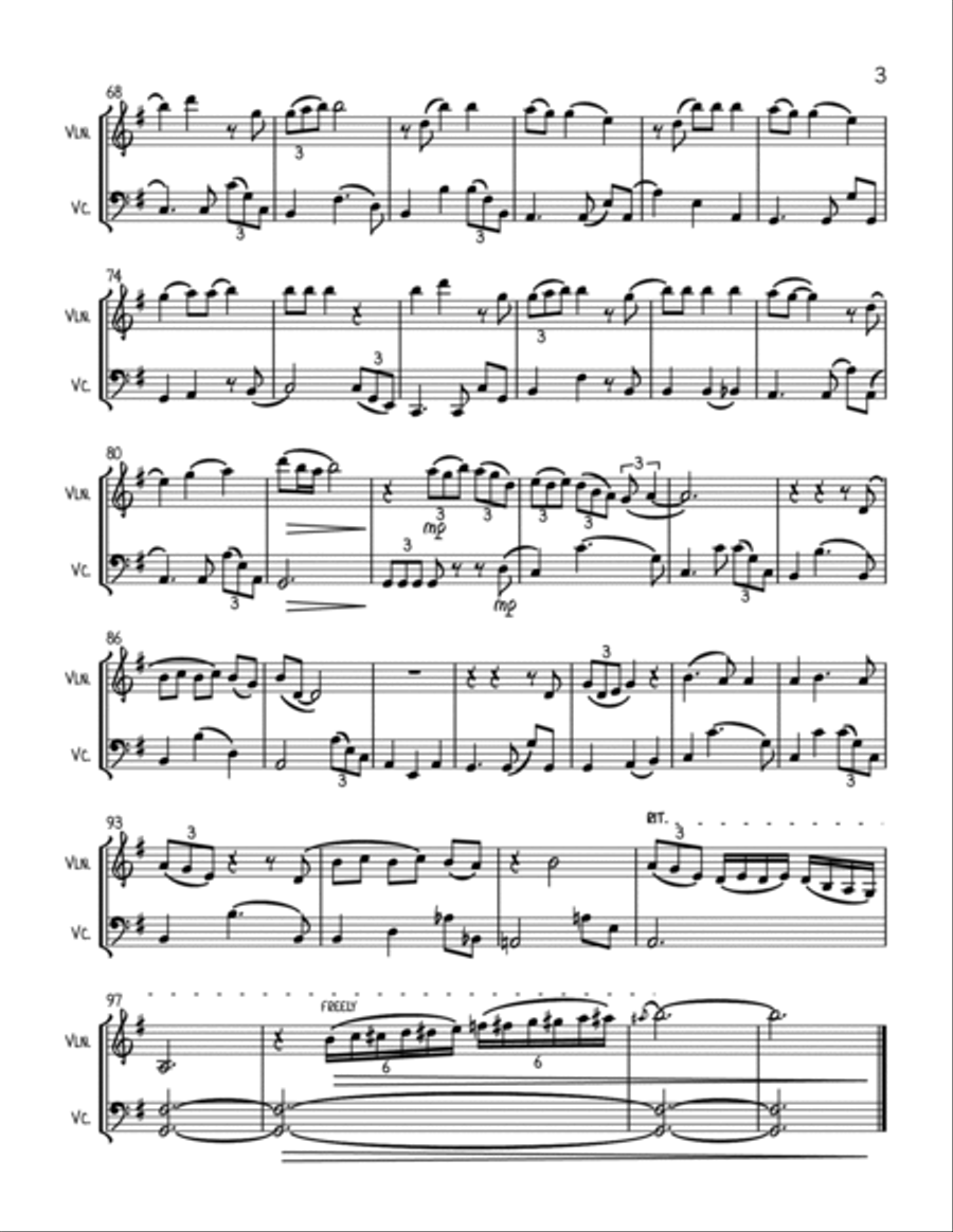 If I Ain't Got You String Duet scores gallery preview page 3