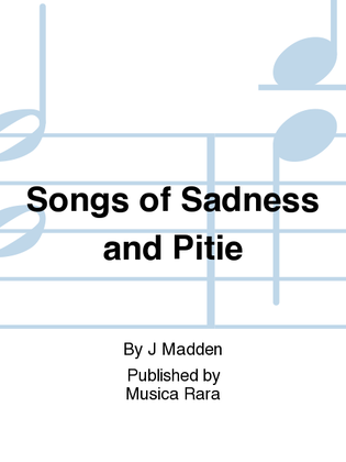 Book cover for Songs of Sadness and Pitie