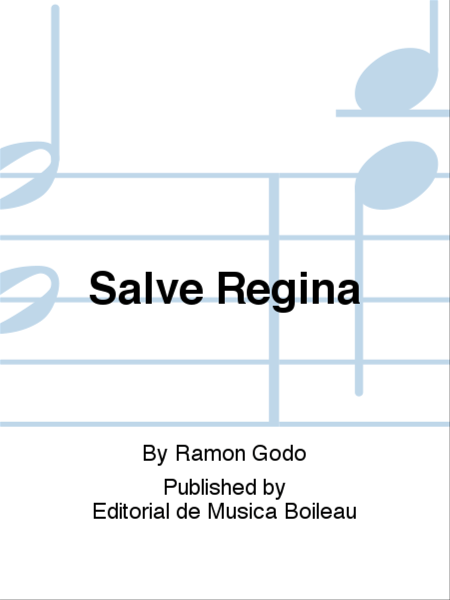Salve Regina Salve Regina Voice scores gallery preview page 1