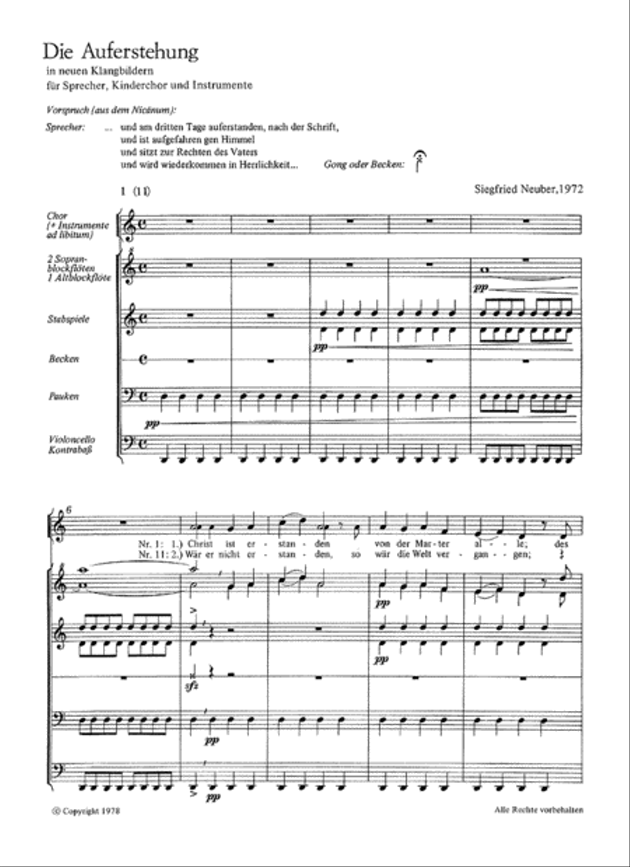 Die Auferstehung 3-Part scores gallery preview page 1
