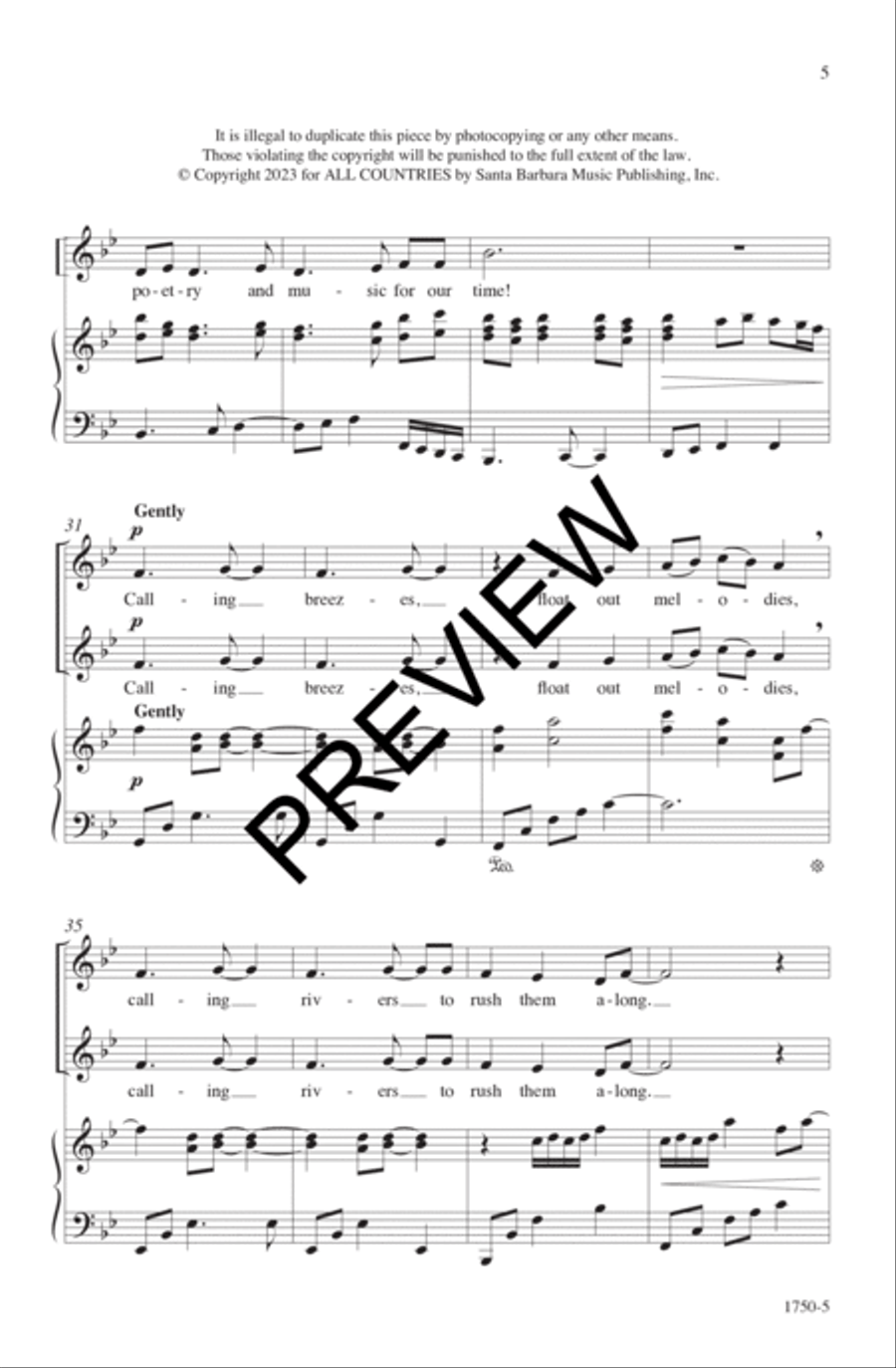 Calling All Singers! Calling All Singers! 2-Part scores gallery preview page 6