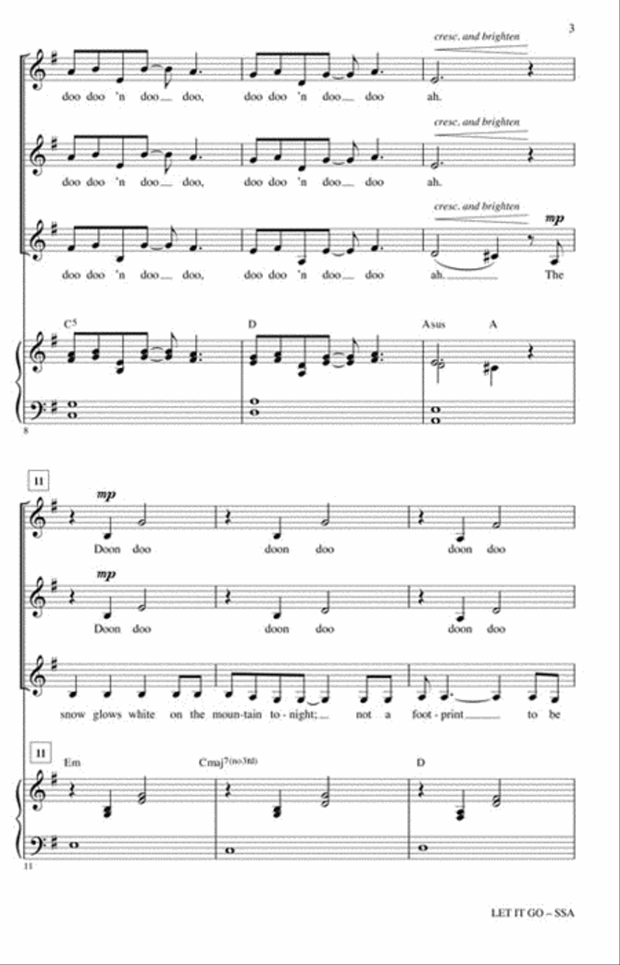 Let It Go Let It Go SSA scores gallery preview page 3
