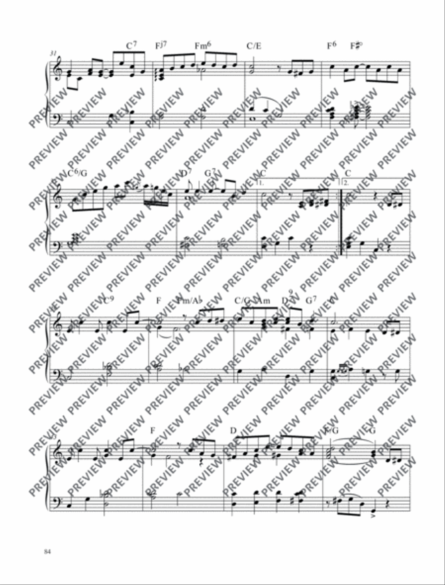 The Entertainer Piano Solo scores gallery preview page 4
