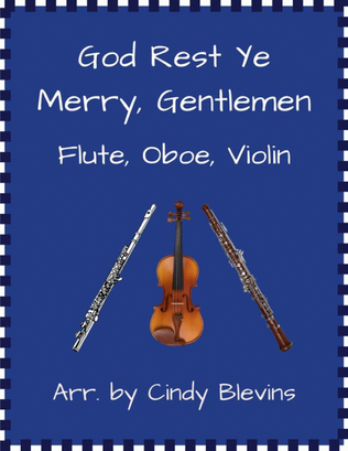 Book cover for God Rest Ye Merry, Gentlemen, for Flute, Oboe and Violin