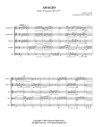 Adagio from "Concerto RV 317"
