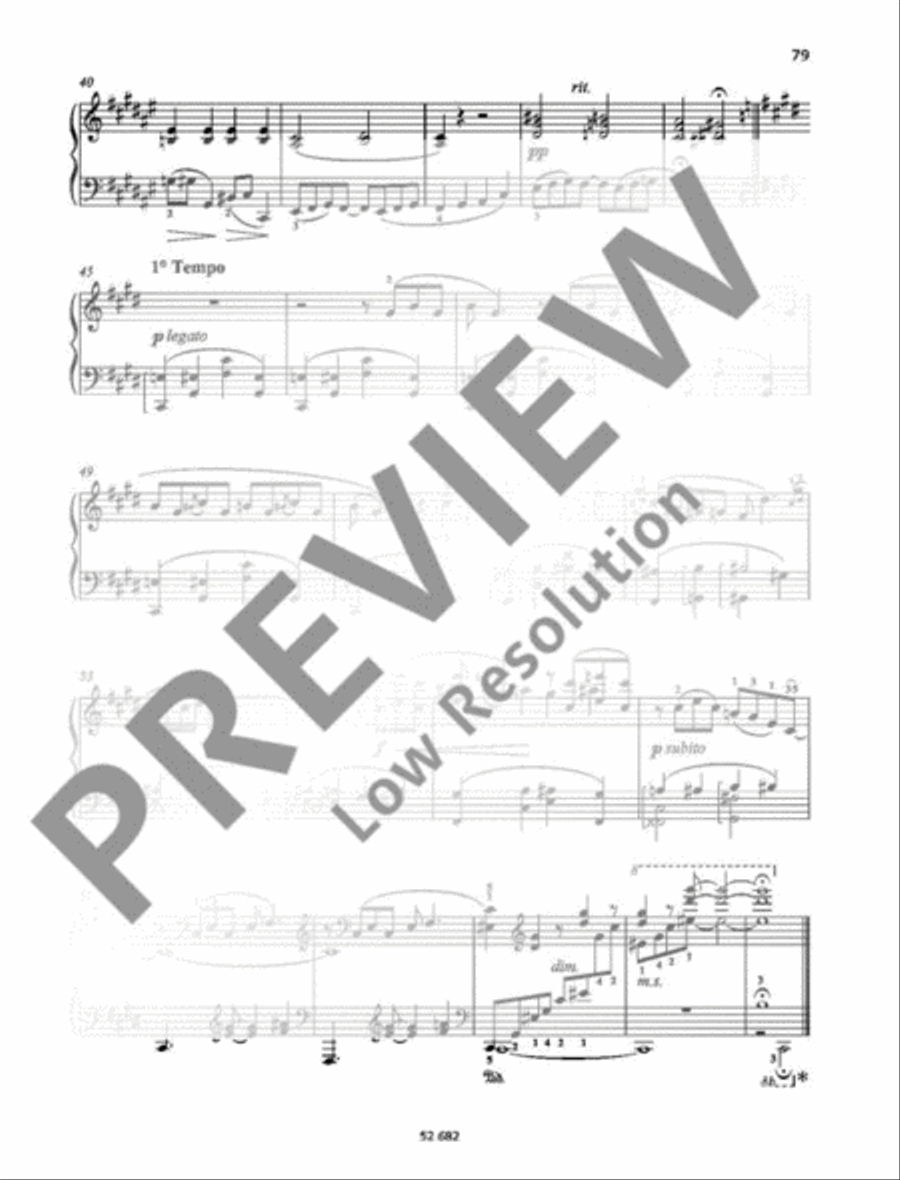 Prelude No. 2 Piano Solo scores gallery preview page 4