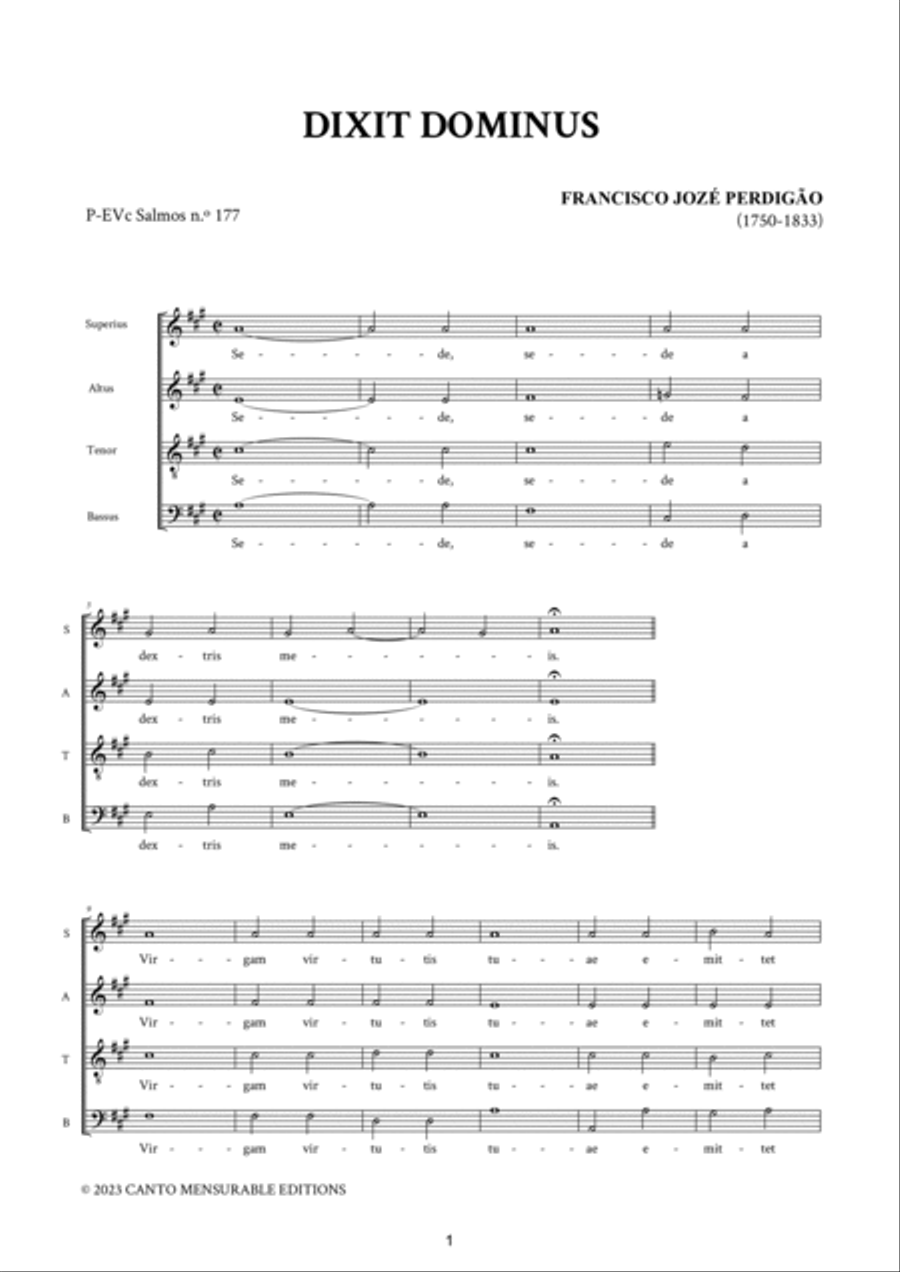 Lectern Psalms 4-Part scores gallery preview page 3