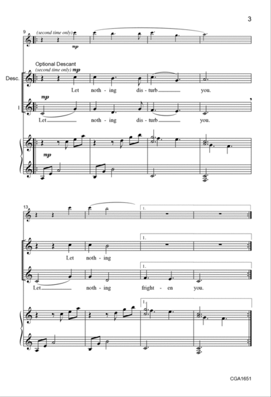 No Hands But Yours Unison Choir scores gallery preview page 3