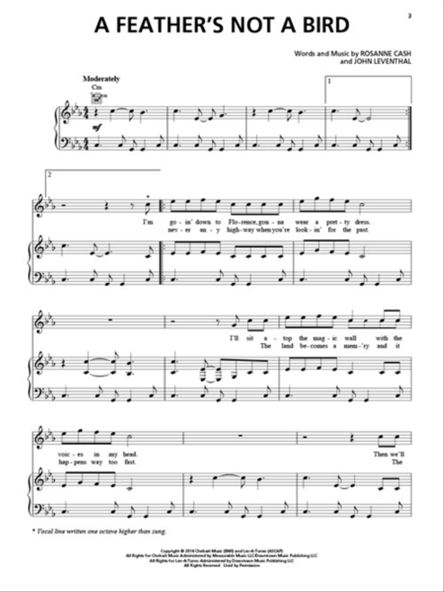 Rosanne Cash - The River and the Thread Piano, Vocal, Guitar scores gallery preview page 4