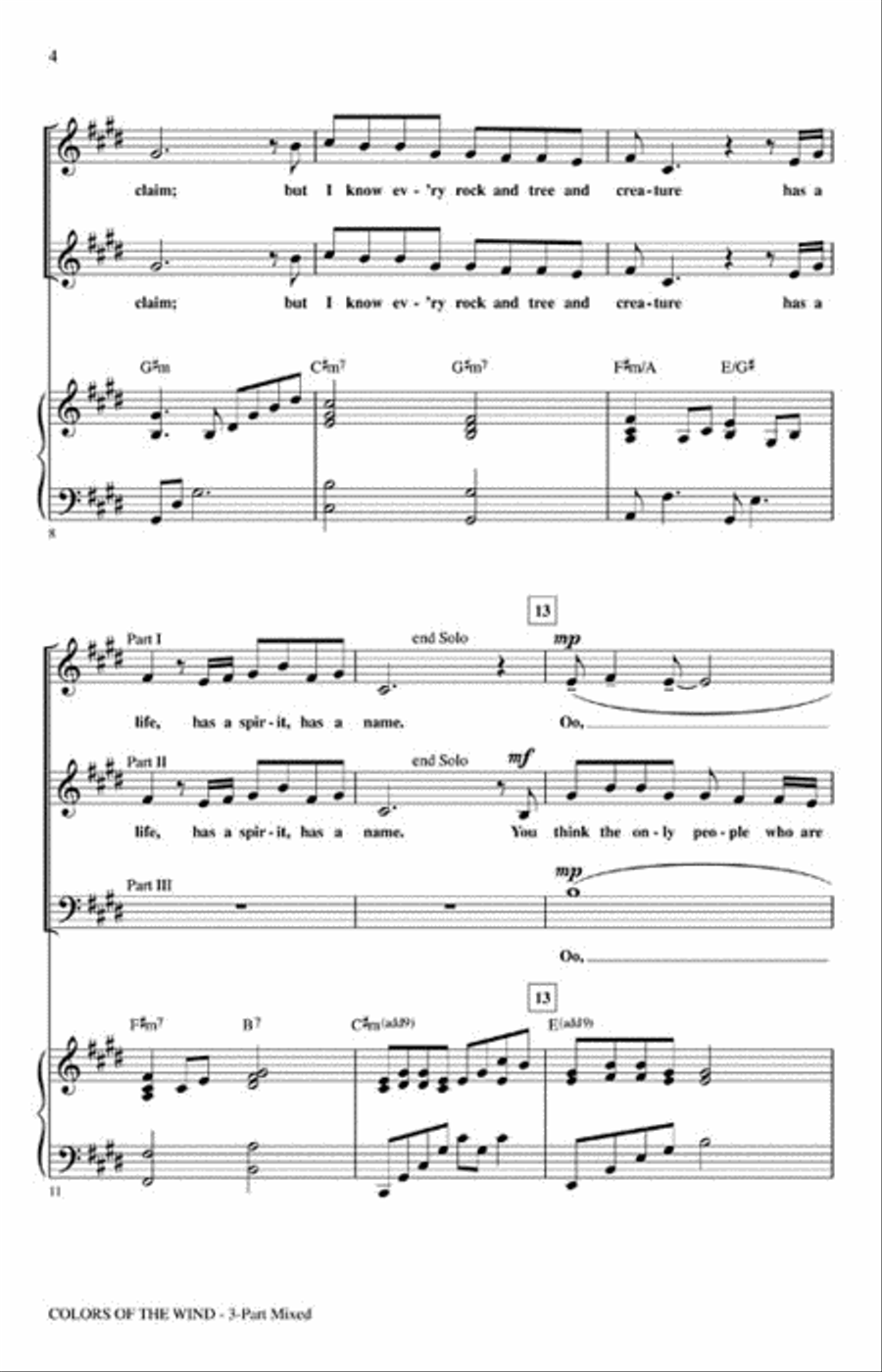 Colors of the Wind Choir scores gallery preview page 3